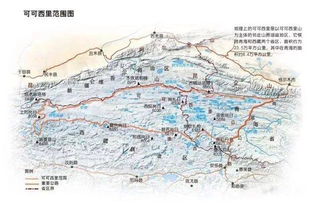 羌塘草原地图,湖泊,大草原_大山谷图库
