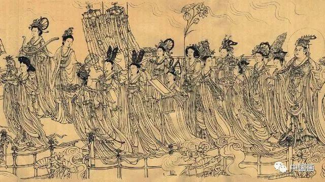 画圣｜吴道子线描人物图_搜狐网