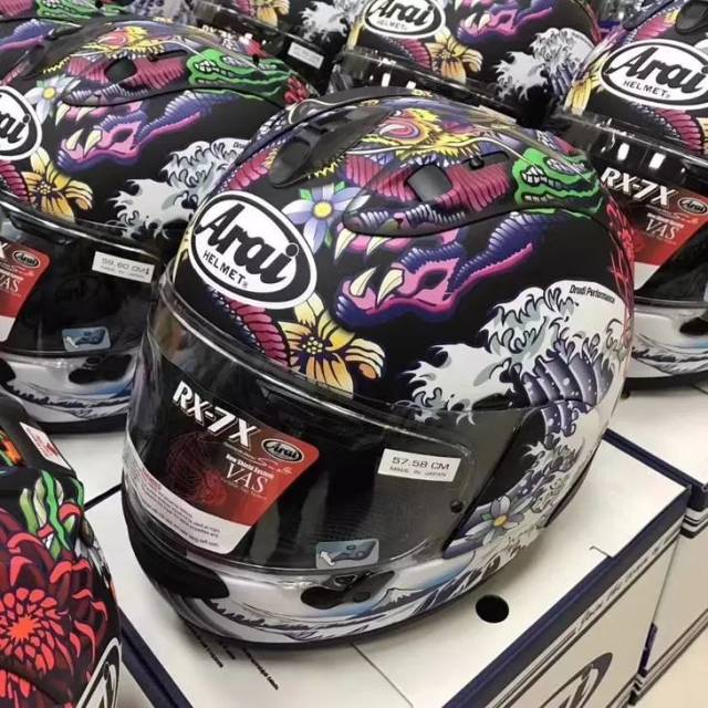 现货|arai rx-7x oriental flat black(茂木东瀛龙-黑)