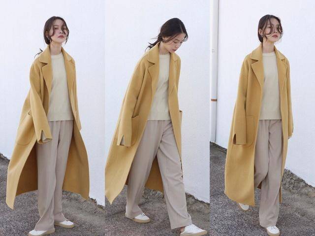 但在众多的颜色当中,最不挑人的要选黄色的大衣,学这4种搭配,穿上最美