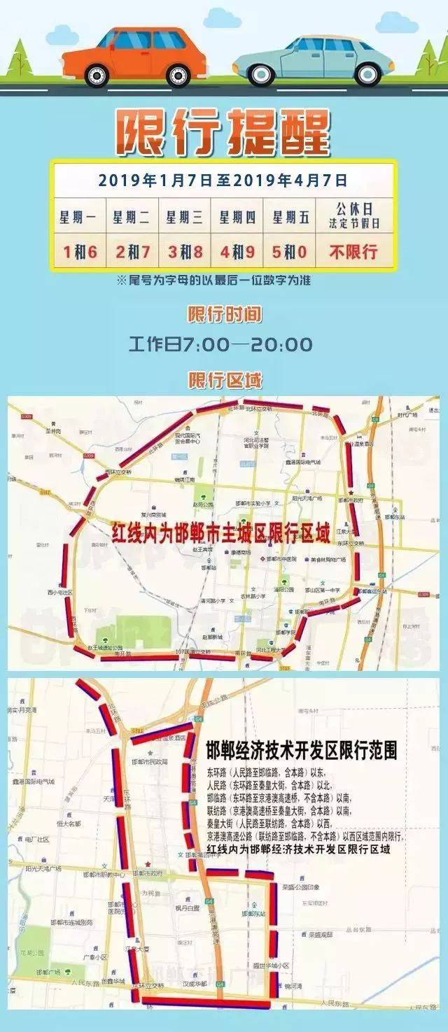 邯郸市魏县限行区域图图片