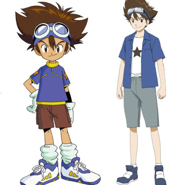 八神太一(22岁)《数码宝贝》系列最初是由一款液晶游戏改编成的动画