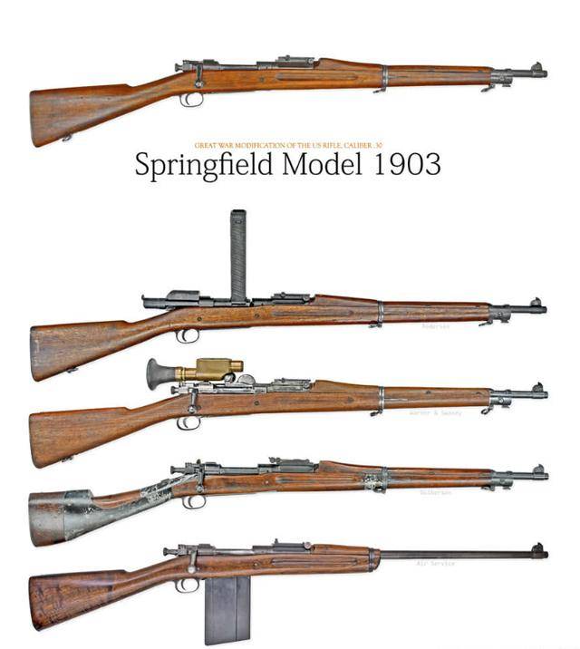 影响美国历史的十杆枪之五斯普林菲尔德m1903步枪山寨版毛瑟