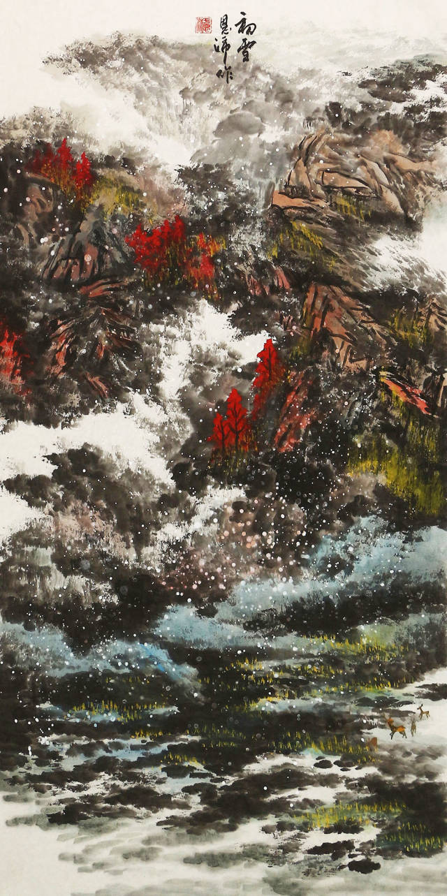于恩沛山水画作品赏析 | 气韵生动 氤氲浪漫