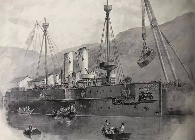 镇边,镇海,是清政府向英国阿姆斯特朗公司订造的改进型伦道尔式炮舰