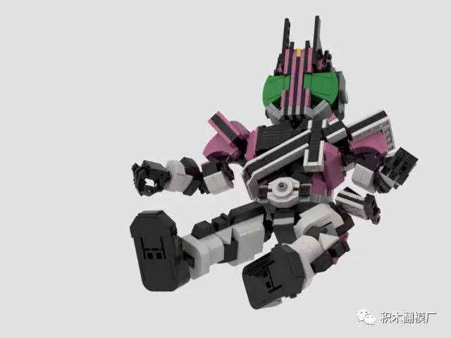 lego拼装积木 原创乐高moc 假面骑士decade