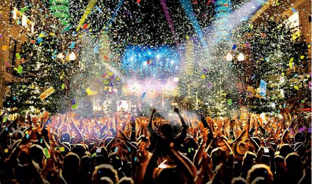 31日19:00~2019年1月1日5时:00 大阪地区 大阪环球影城 环球跨年派对