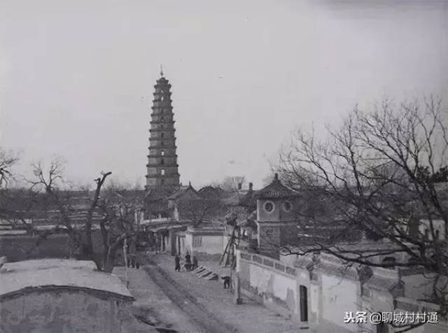 快看难得的莘县古燕塔照片最早的拍摄于1934年