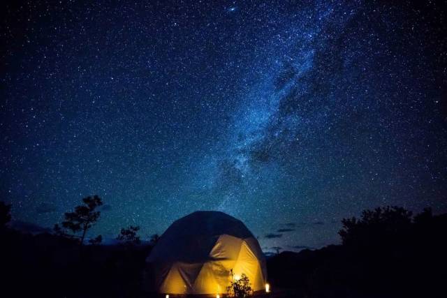 里耶八面山星空帐篷图片