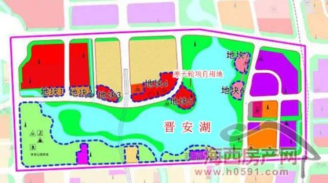 晋安湖公园最新规划图片