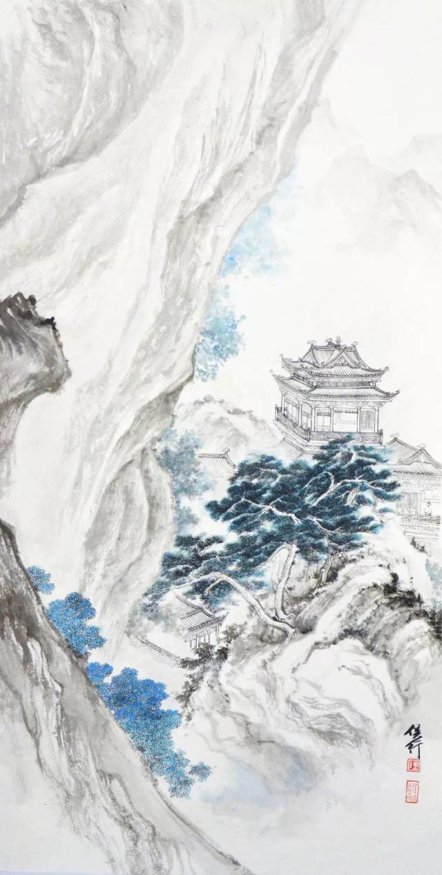 陈俣行 松风图 史华峰