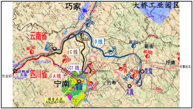 g4216 线宜攀高速金阳至宁南段详细路线(凉山州金阳,布拖,宁南县)