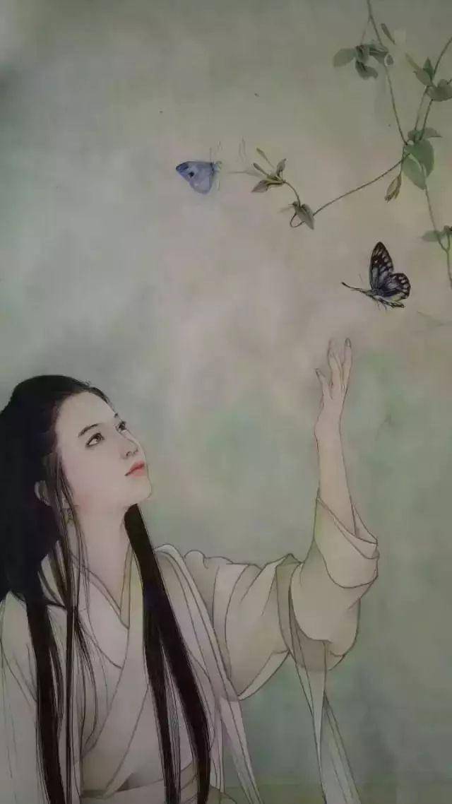 90后美女画家丁玉蝶笔下的京剧国粹人物及现代美女工笔画