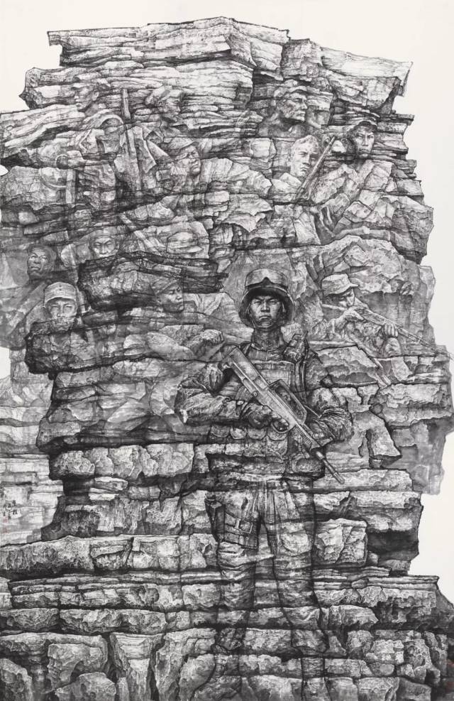 与改革开放同行-武警部队第三届美术书法摄影作品展在京展出