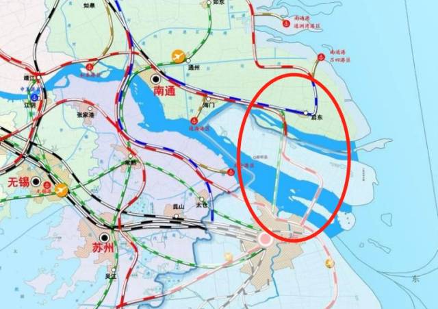 根據國家發改委關於江蘇省沿江城市群城際鐵路建設規劃(2019-2025年)