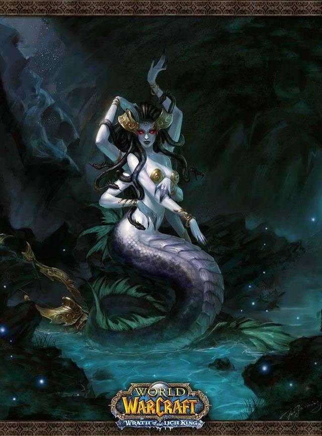 他们疯狂屠杀娜迦并且把后者拿去喂给一只500年前被艾萨拉女王镇压在