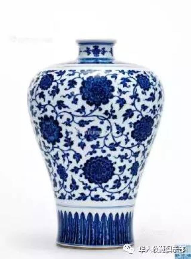 乾隆青花缠枝花卉纹梅瓶市场价格一览_搜狐网