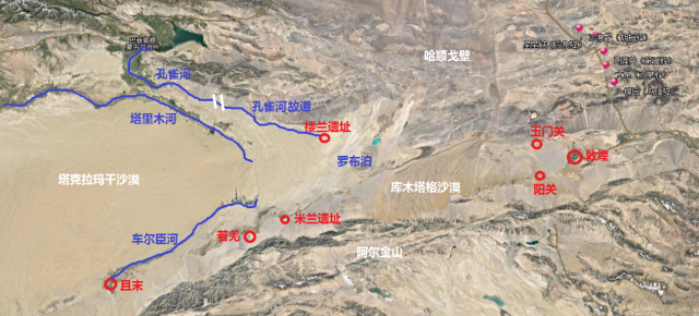玉门关的位置图片