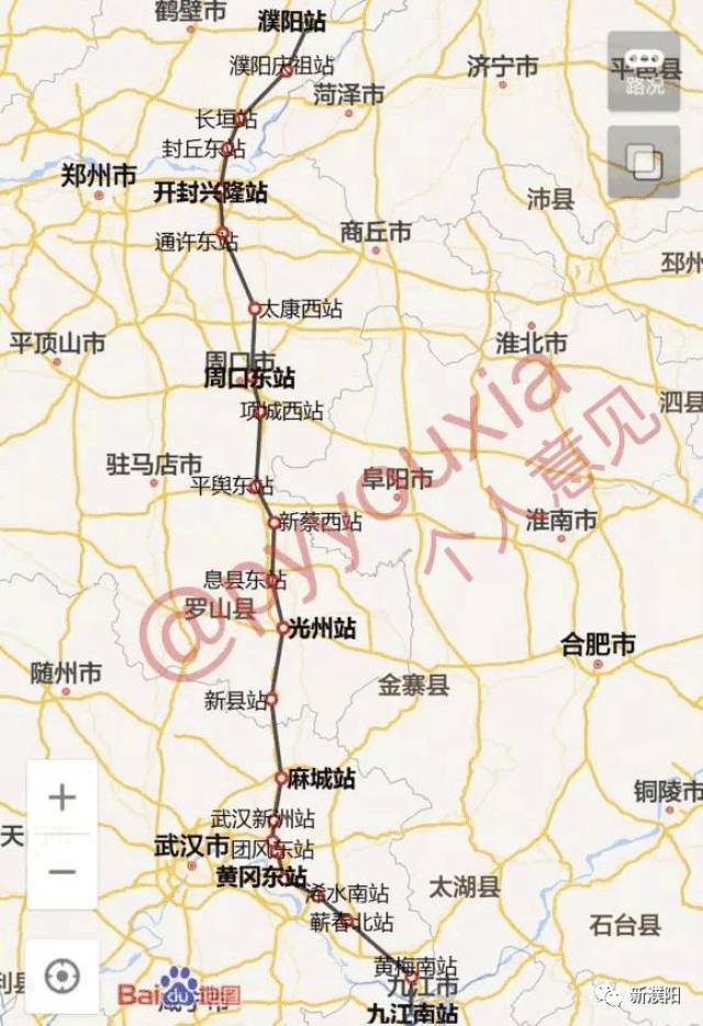 濮阳高铁站线路图图片