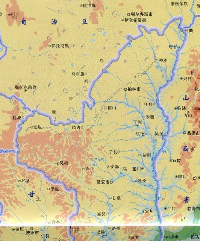 陕北在地理概念上分为两部分:延安以北为榆林,延安人称其为上头