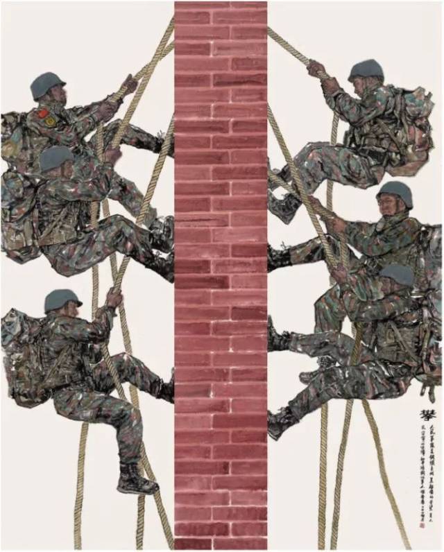 美术作品 | 武警部队第三届美术书法摄影作品展作品欣赏