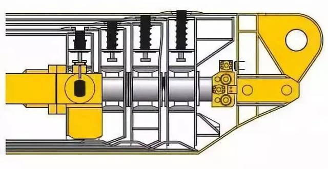 吊臂伸缩原理:"单缸插销"一个视频看懂!
