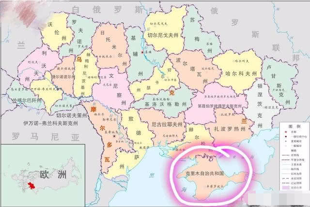 乌克兰的国土面积多大?名义上很大,实际