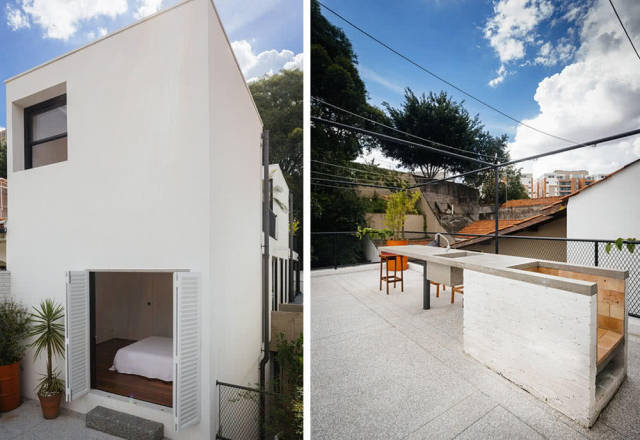 长条形空间的灵活变幻——巴西vila ipojuca住宅