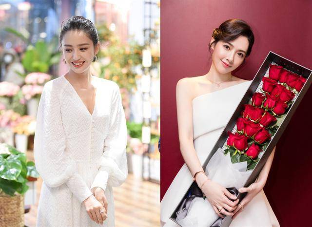 本以为佟丽娅穿白裙已经够美了,看到郭碧婷,方知什么叫人间绝色