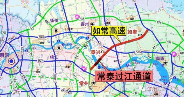 常泰过江通道开工!这是一座"三位一体"的跨江大桥!