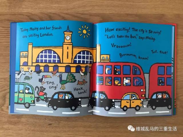 "lets take the bus,"我们坐公共汽车吧