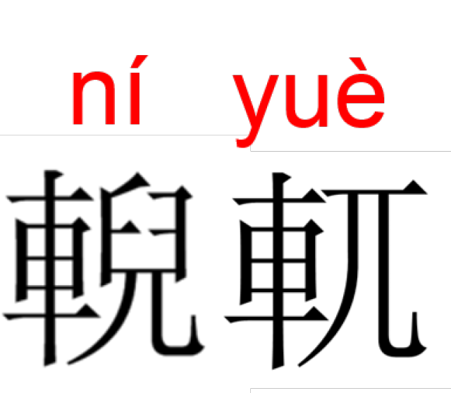 车子没有"輗軏"?人没有信用?这字儿咋读?