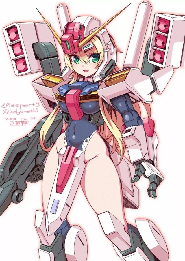 你们要看的高达机娘都在这里了,赶紧抱回家当壁纸