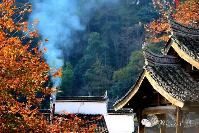 老屋炊烟图片,北方农村炊烟图片,袅袅炊烟小小村落图片_大山谷图库