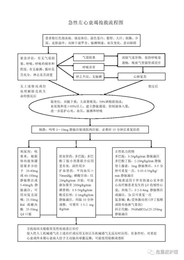 急性左心衰如何抢救?工作流程告诉你!