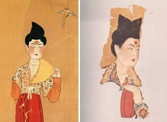 唐代流行的花钿款式一览