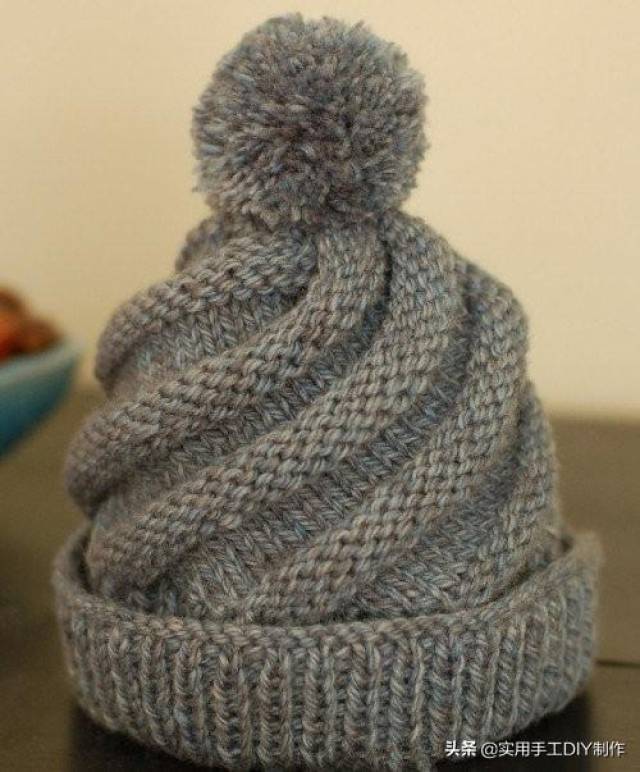 螺纹帽子的编织方法图片