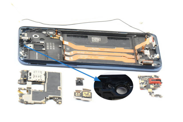 【集微拆评】光线传感器位置设计独特,oppo r17 拆解