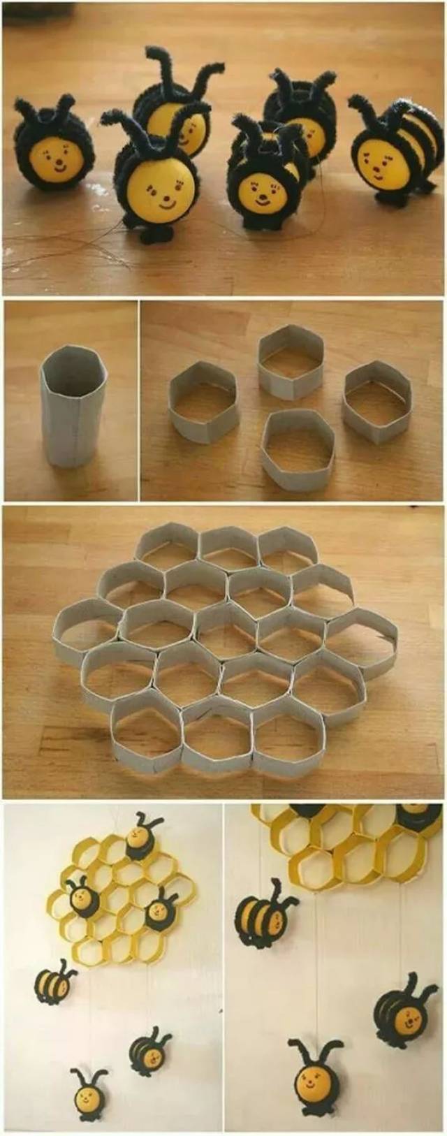 多款创意纸筒手工制作