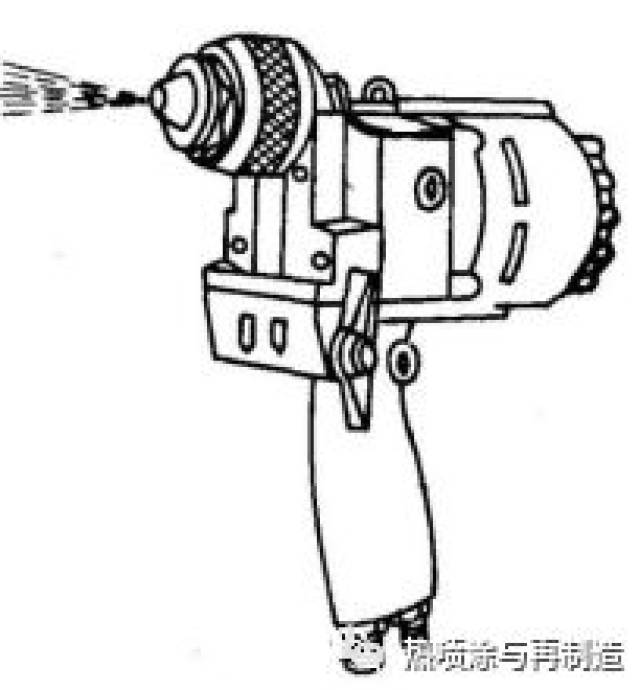 sqp-1型线材火焰的喷枪外形和结构图 -喷嘴部分; -丝材; -挂钩