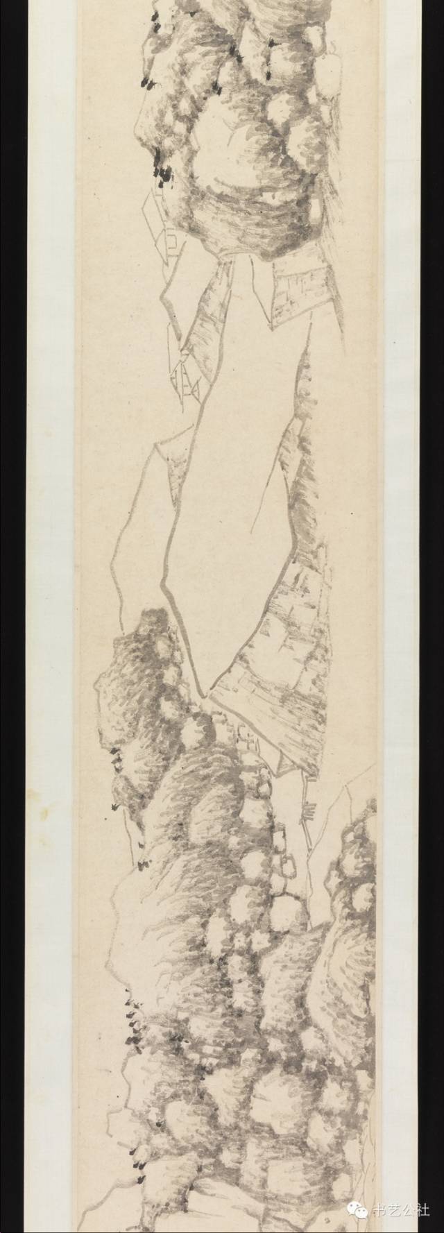 【高清长卷】明 沈周 溪山秋色图