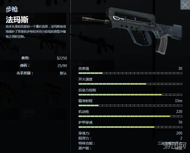 csgo警匪武器栏图片