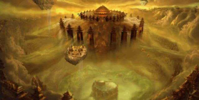 《佛经》中"须弥山"则为世界之中心点,然而日月星辰自然也是围绕着