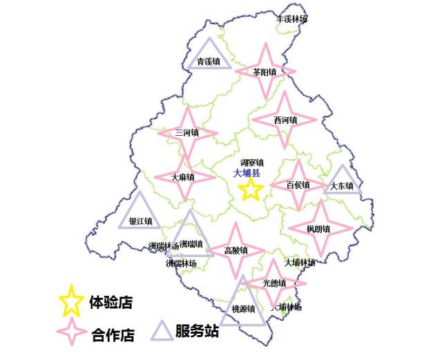 大埔县银江镇地图图片