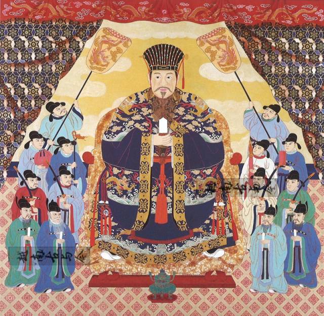 实拍清朝册封琉球国王画像：仍穿明朝龙袍，末代国王被迫移民日本