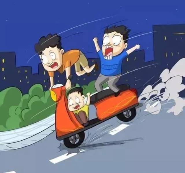 灵山一群中学生上街飙车,结果……_手机搜狐网