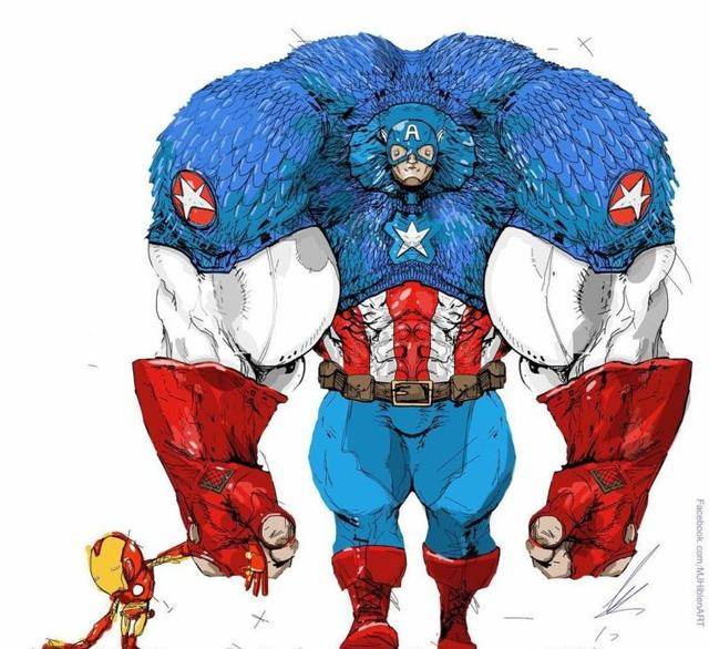 恶趣味同人,当可爱的动漫角色化身肌肉战士,网友:还我皮卡丘!