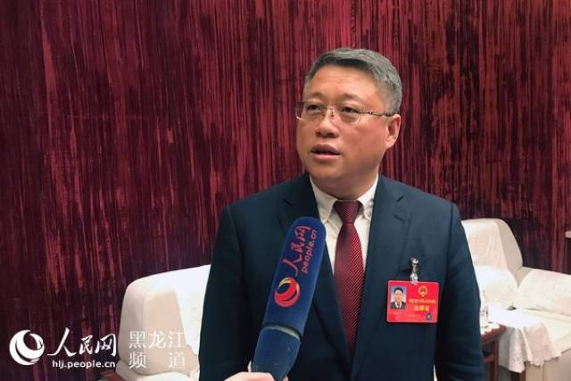 黑龙江省人大代表,桦南县县长梁庆民接受人民网黑龙江频道专访.