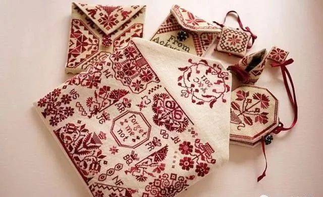 刺绣学会十字绣小刺绣装饰家里变得很美