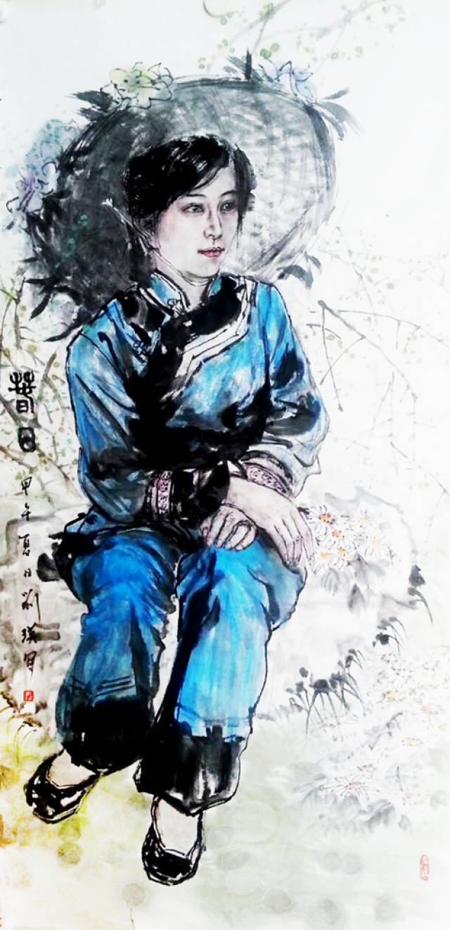 名家风采——刘瑛人物写生作品欣赏